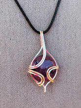 Load image into Gallery viewer, Silver Amethyst Necklace
