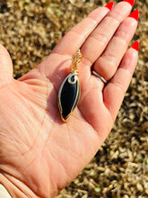 Load image into Gallery viewer, Gold Shungite Necklace
