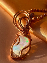 Load image into Gallery viewer, Dainty Copper Opal Necklace
