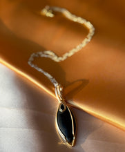 Load image into Gallery viewer, Gold Shungite Necklace
